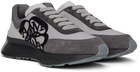 Alexander McQueen Gray Sprint Runner Sneakers