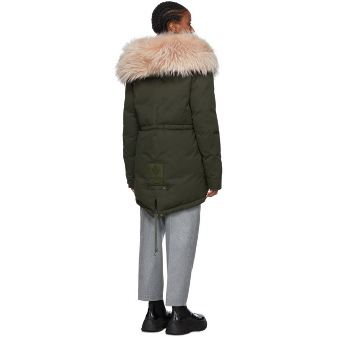 Mr and Mrs Italy Green Down Puffer Parka