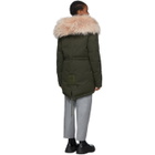 Mr and Mrs Italy Green Down Puffer Parka