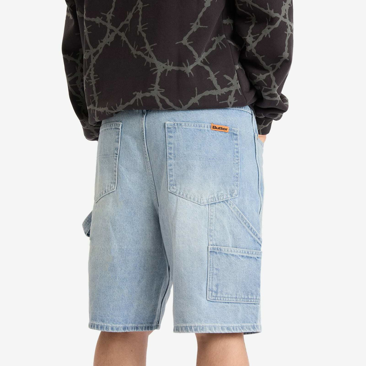 Butter Goods Men's Weathergear Denim Shorts in Faded Blue