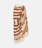 Johanna Ortiz Cotton printed beach cover-up