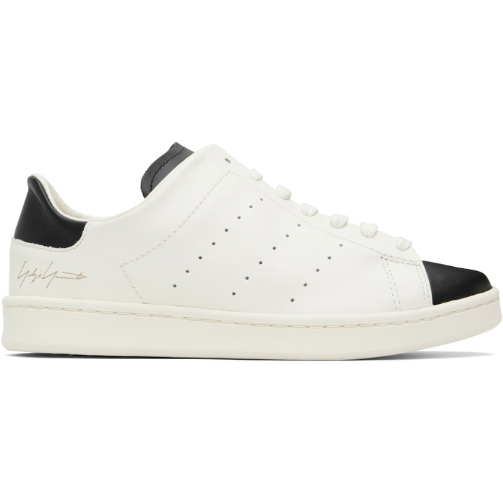 Photo: Y-3 White & Black Diagonal Stan Smith Sneakers