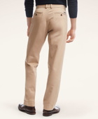 Brooks Brothers Men's Modern Pleated Chino Pants | Medium Beige