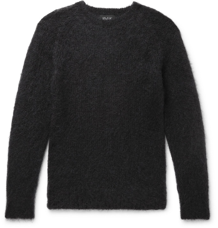 Photo: Howlin' - Secret Lover Slim-Fit Mohair-Blend Sweater - Black