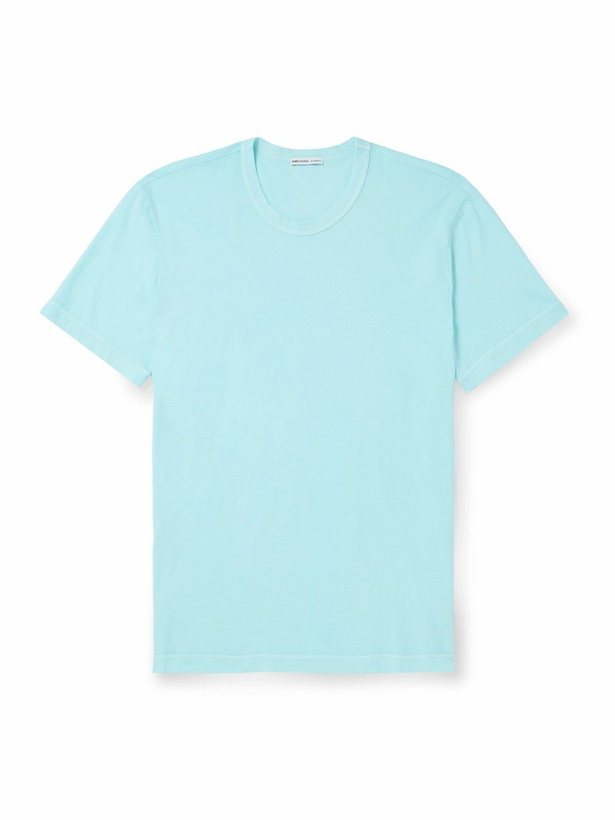 Photo: James Perse - Combed Cotton-Jersey T-Shirt - Blue