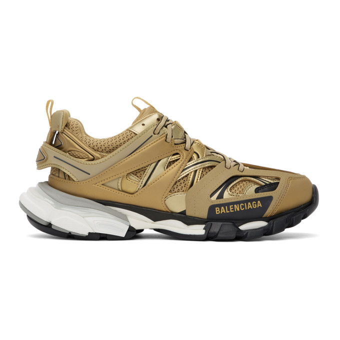 Photo: Balenciaga Gold Track Sneakers