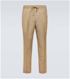 Comme des Garçons Homme Wool and mohair twill slim pants