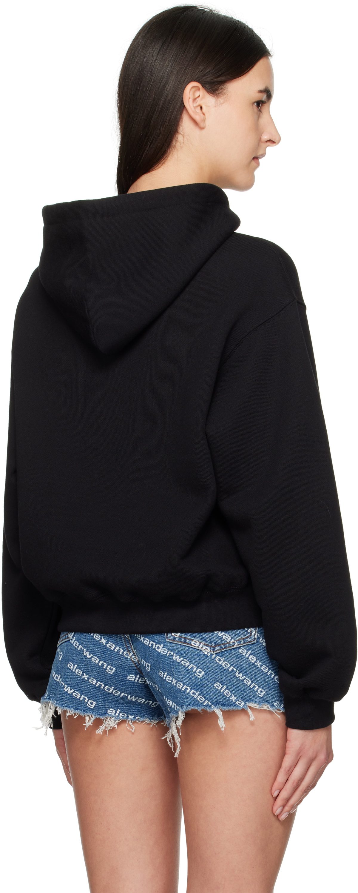 alexanderwang.t Black Puff Logo Hoodie