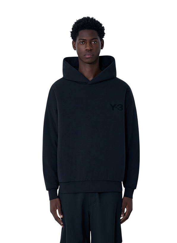 Photo: Y-3 Logo Motif Hooded Sweatshirt