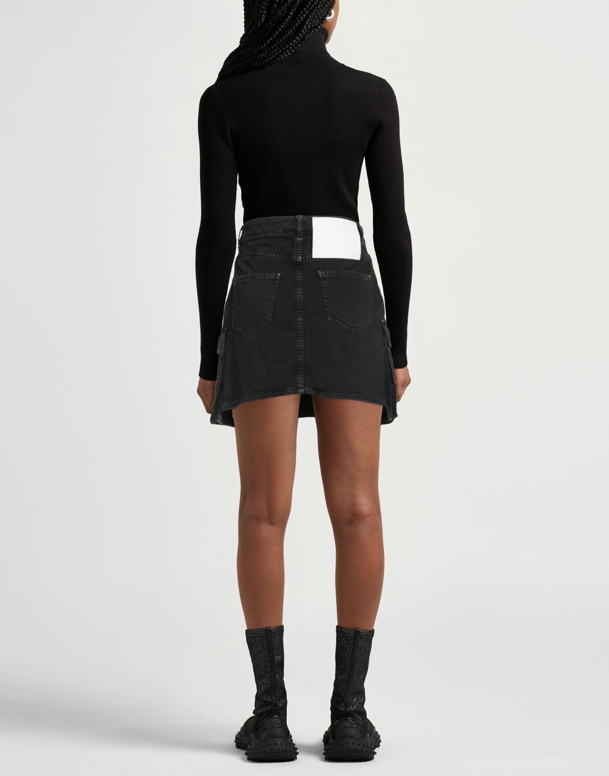 Barrow Womens Mini skirt in Black