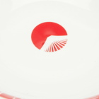 BEAMS JAPAN Ramen Bowl in White/Red 