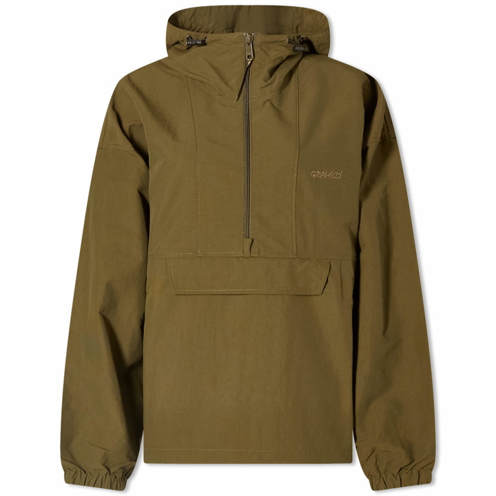 Photo: Gramicci Women's Nylon Tussah Anorak in Deep Olive
