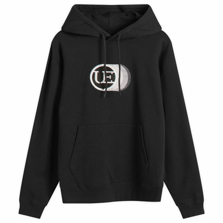 Photo: Uniform Experiment Men's Moire UE Hoodie in Black