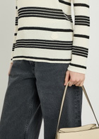 Moncler Striped Fine-knit Cotton-blend T-shirt Stripe