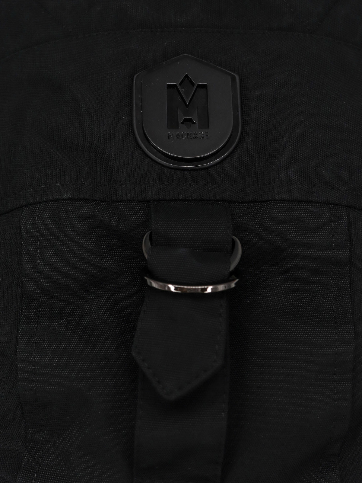 Mackage Padded Nylon Jacket With Leather Details