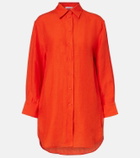 Eres Mignonnette oversized linen shirt