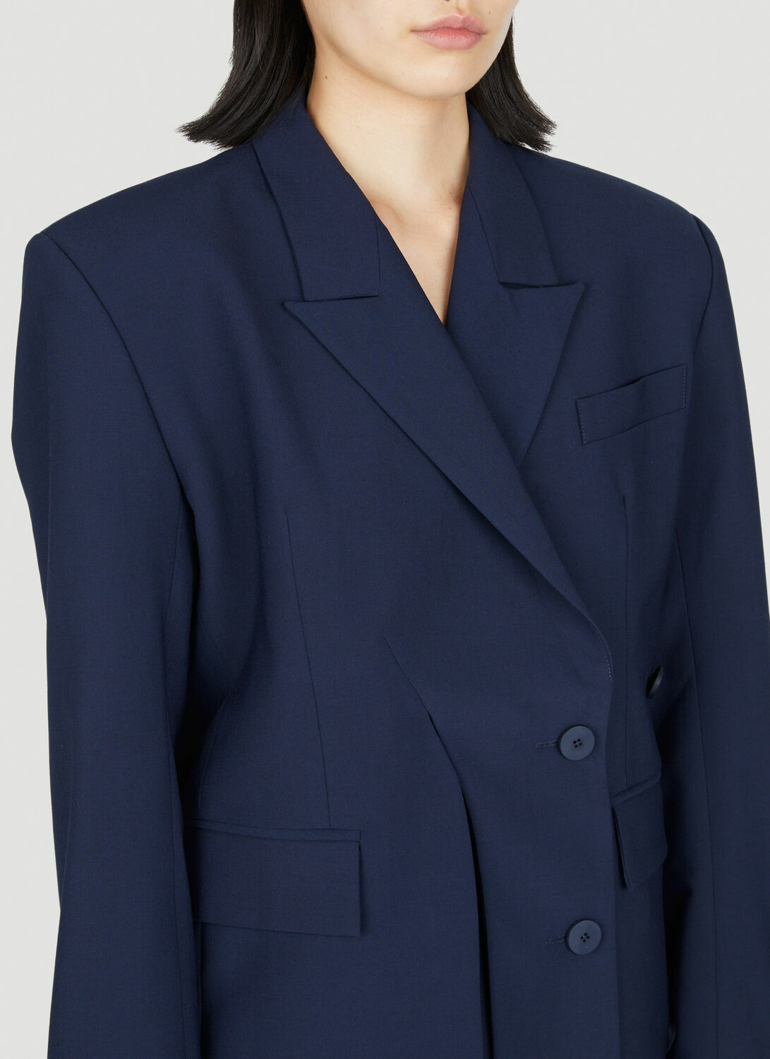 Ottolinger Signature Split Double-Breasted Blazer