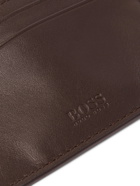 HUGO BOSS - Leather Cardholder - Brown