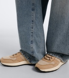 Tod's Leather-trimmed sneakers