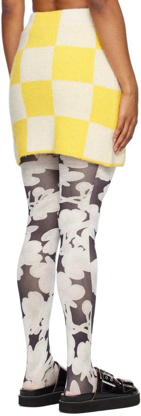 Stine Goya Yellow & White Noura Miniskirt