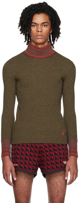 Photo: Wales Bonner Khaki Fusion Turtleneck