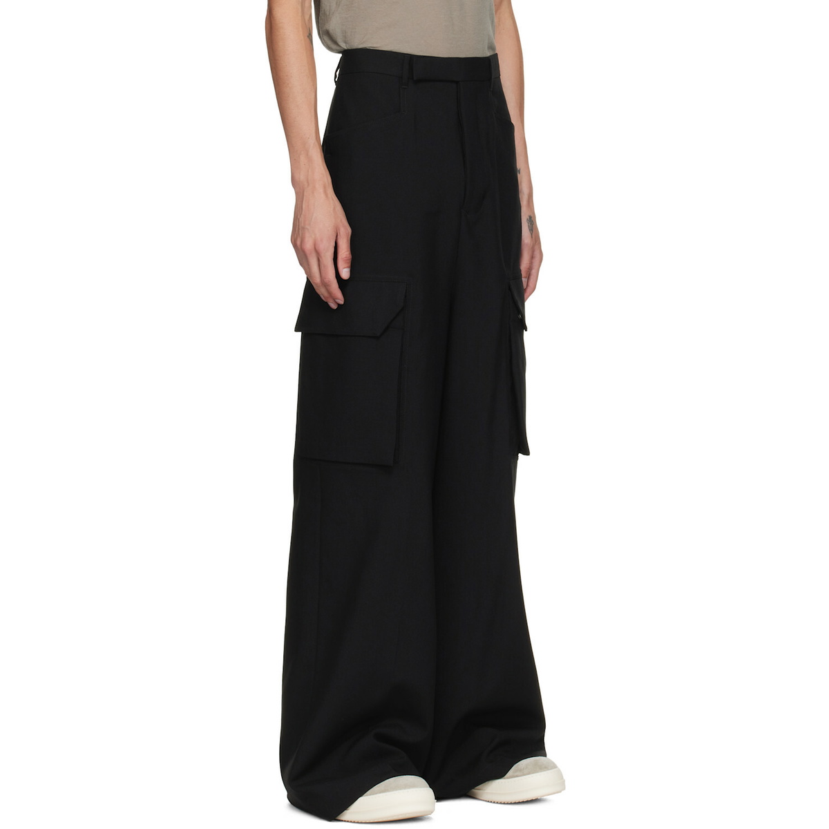 Rick Owens Black Tower Mastodon Firbanks Cargo Pants