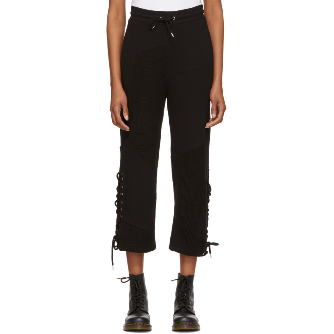 Photo: McQ Alexander McQueen Black Patch Boyfriend Lounge Pants