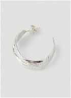 Octi - Globe Hoop Earrings in Silver