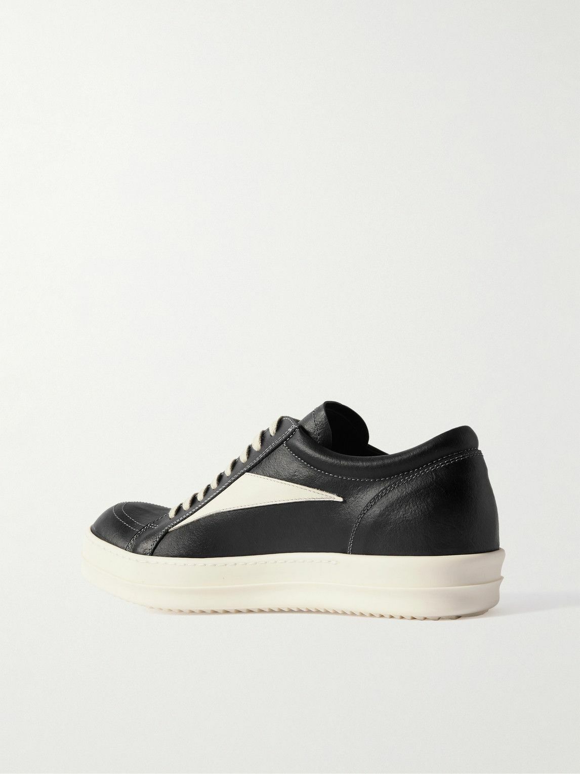 Rick Owens - Vintage Leather Sneakers - Black