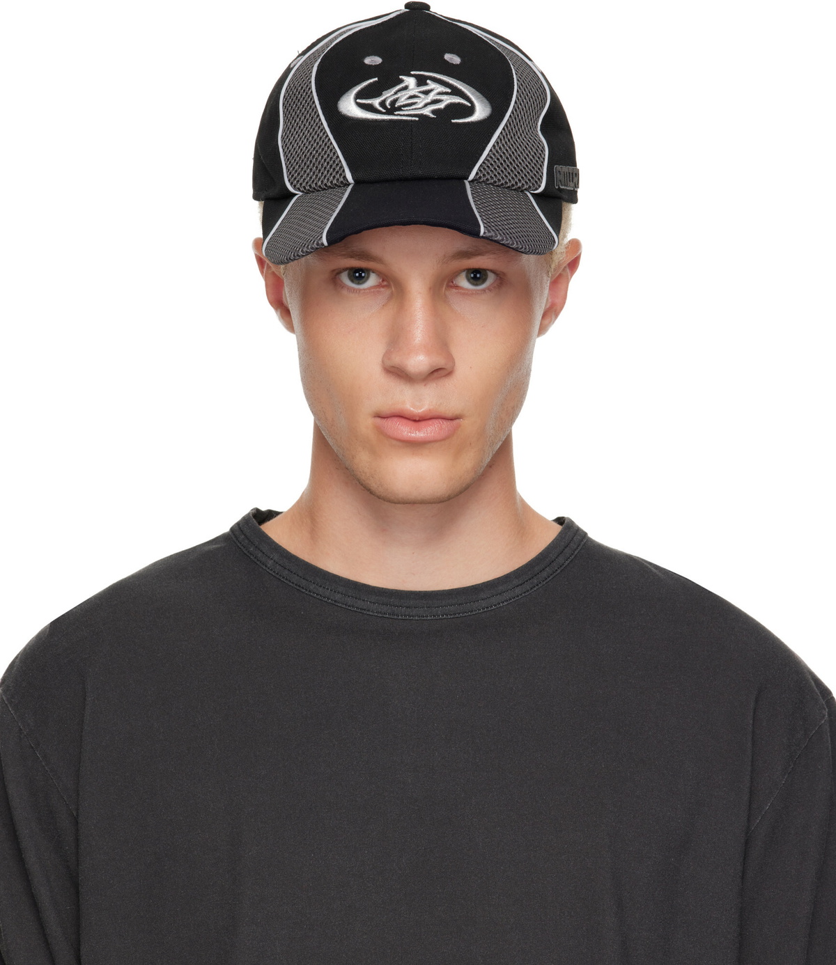 AMIRI Black Paint Drip Core Logo Trucker Cap Amiri