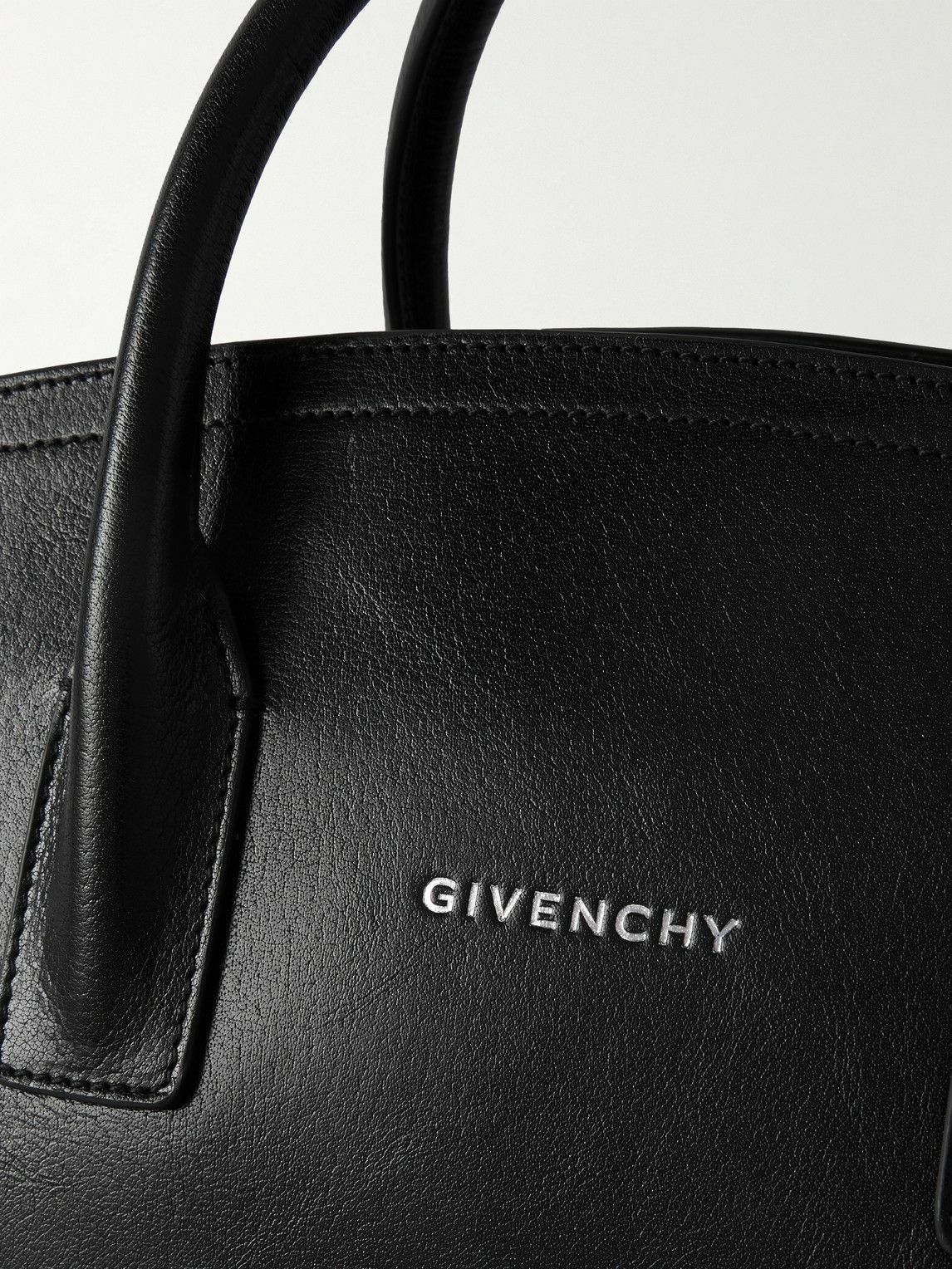 GIVENCHY牛革ハンドバック GIVENCHY ジバンシィ ビッグロゴ レザー 2WAY ショルダーバッグ