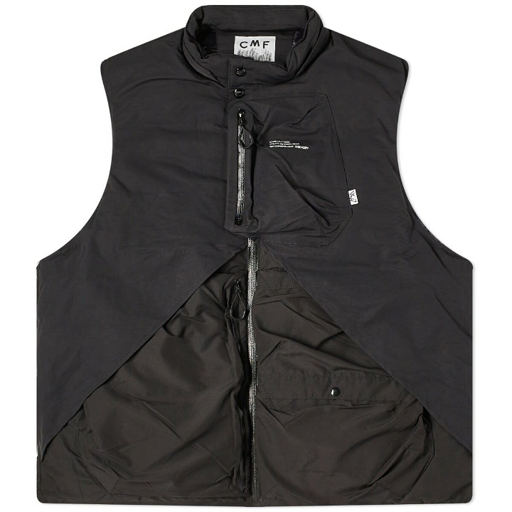 Photo: CMF Outdoor Garment Men's Overlay Down Vest in Black