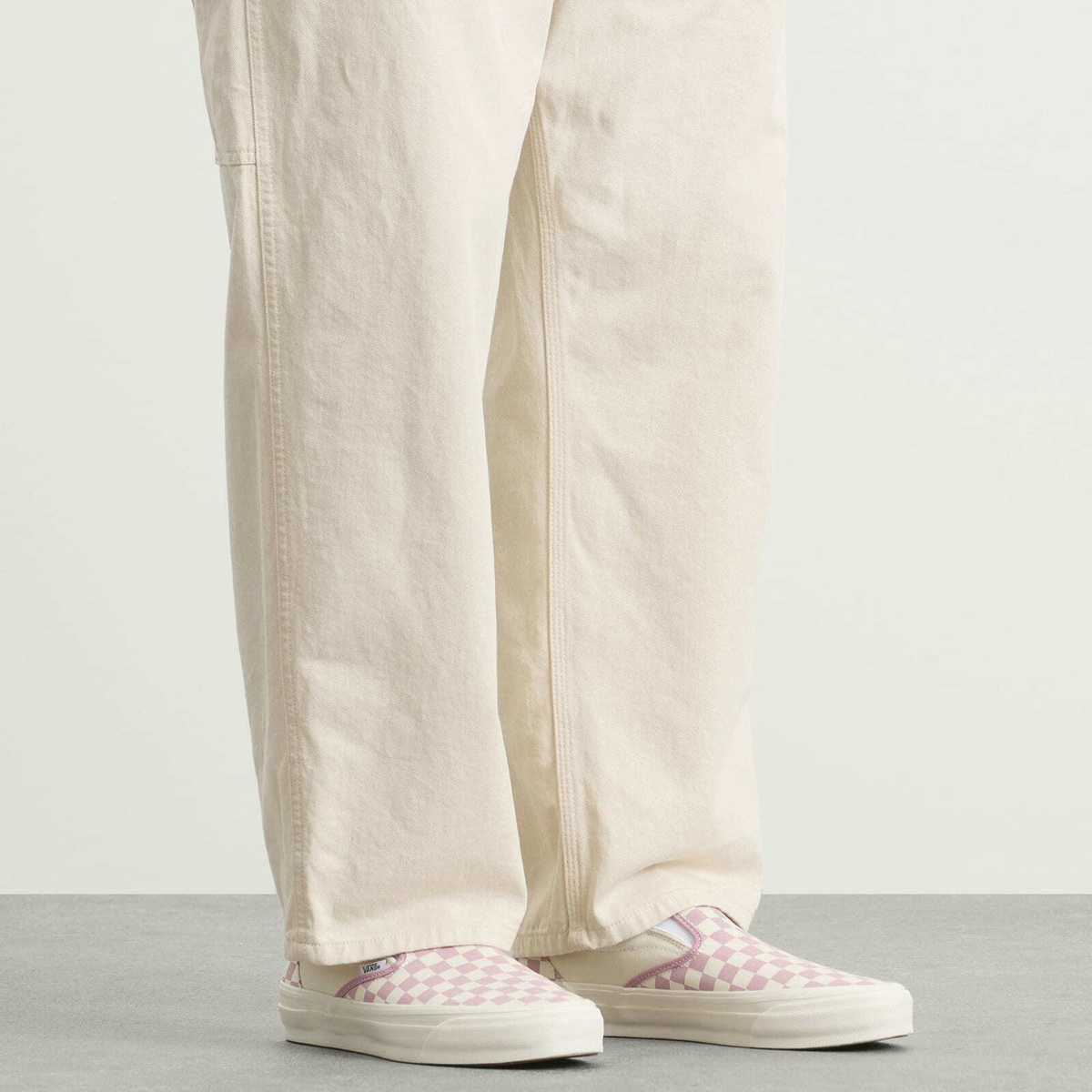 Vans LX Classic Slip-On 98 sneaker in Checkerboard Pink Dawn
