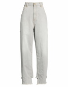 Darkpark Womens Jeans in Light grey