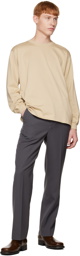 AURALEE Gray Max Trousers