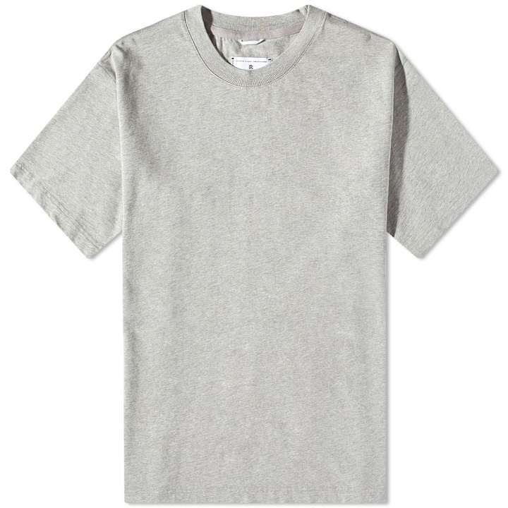 Photo: Reigning Champ Men's Midweight Jersey T-Shirt in Heather Grey