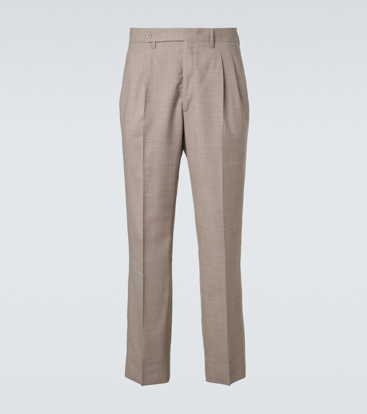Stòffa Pleated wool wide-leg pants