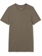 DRKSHDW by Rick Owens - Level Panelled Cotton-Jersey T-Shirt - Brown