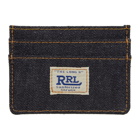 RRL Indigo Denim Card Holder