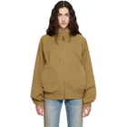 Barbour Tan Royston Cotton Harrington Bomber Jacket