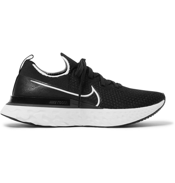 Photo: Nike Running - React Infinity Run Flyknit Running Sneakers - Black