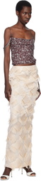 Paris Georgia Beige Iona Maxi Skirt