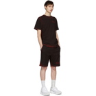 Saturdays NYC SSENSE Exclusive Black and Red Austin Shorts