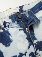 JEANERICA - AM001 Autobahn Tie-Dyed Organic Denim Jeans - Blue