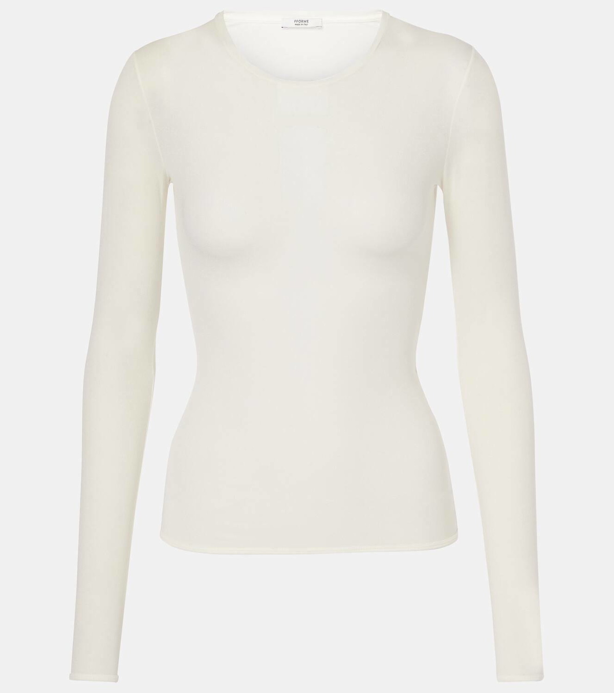 Fforme Ames sheer silk-blend top