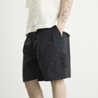 A Kind of Guise Men's Quito Pleated Tech Shorts in Black Panther