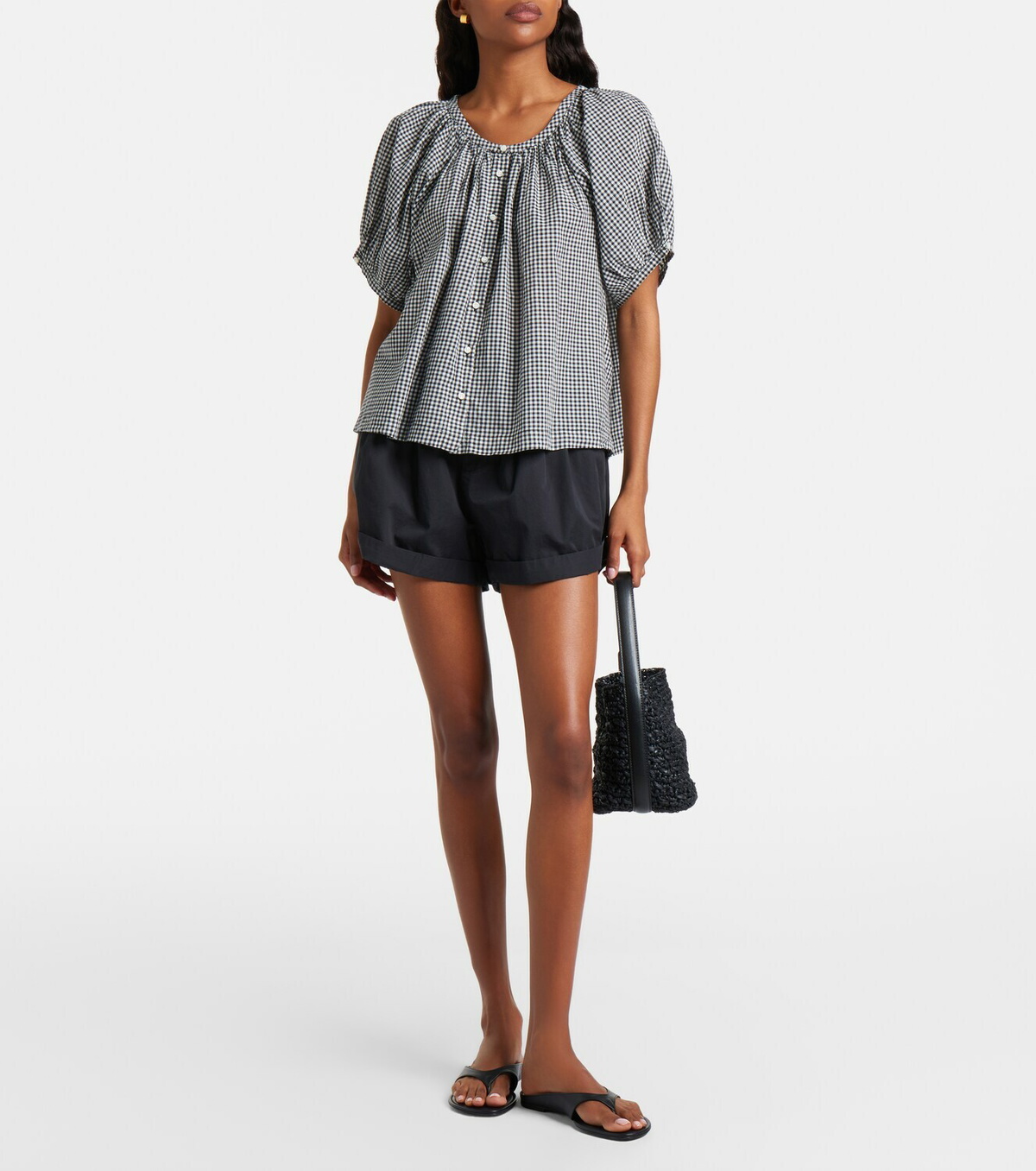 Dôen Paige cotton shorts
