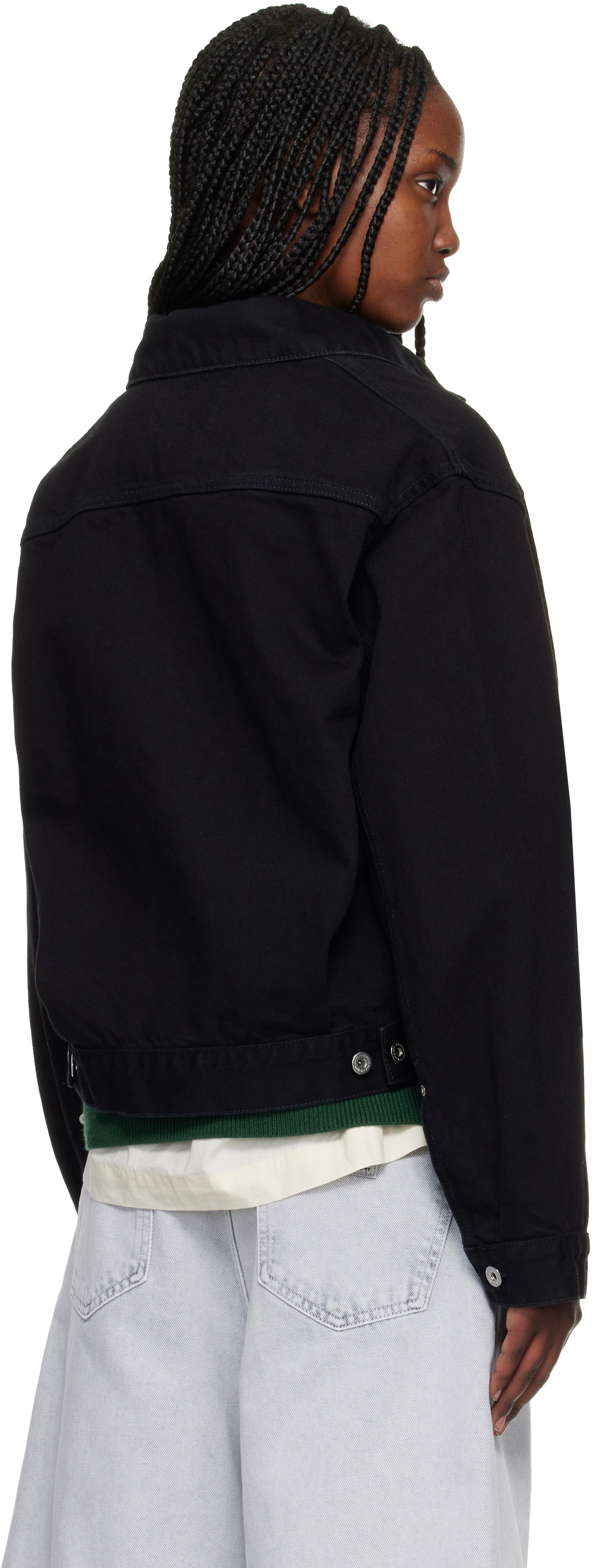 Carhartt Work In Progress Black Belmar Denim Jacket