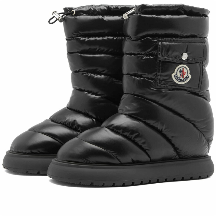 Photo: Moncler Women's Gaia Pocket Mid Snow Boots in Black