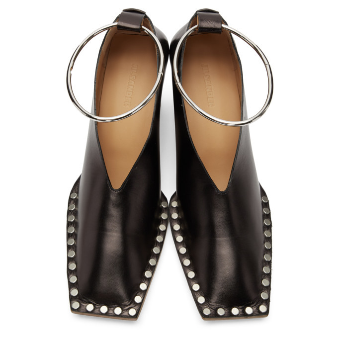 Jil Sander Black Stud Detail Heels Jil Sander